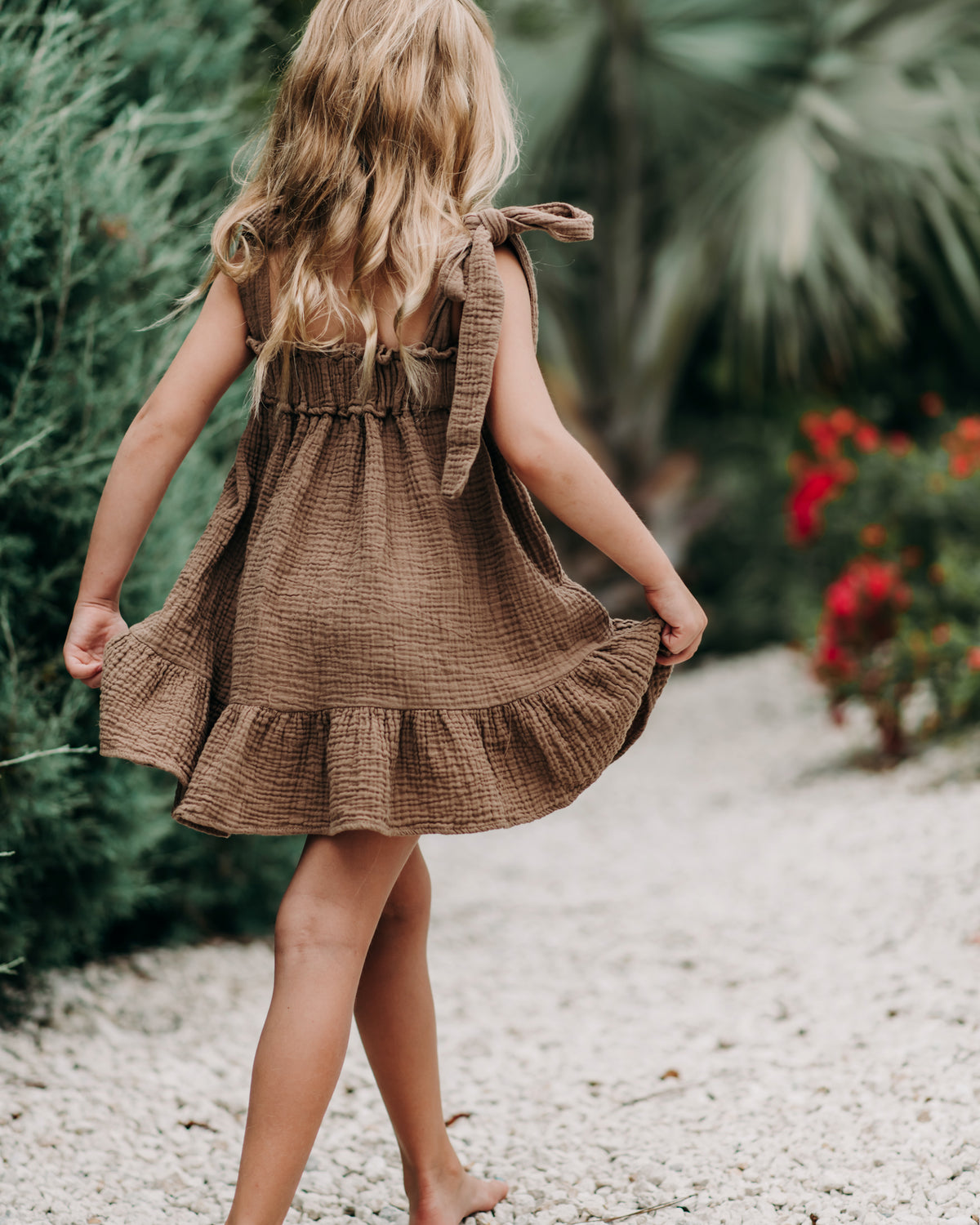 Evie Tunic Dress (mocha)